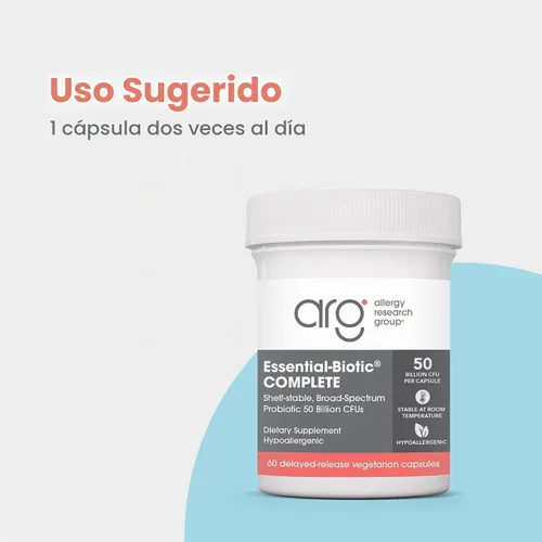 Vista 4 de ARG Essential Biotic Complete - Probiótico completo de 50 mil millones