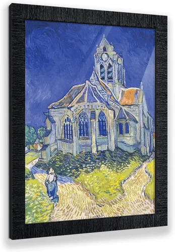 Vista 45 de Vincent Van Gogh - Arte de pared enmarcado con diseño de flores de almendra, maravilloso para exhibir en la cocina, el baño o la decoración