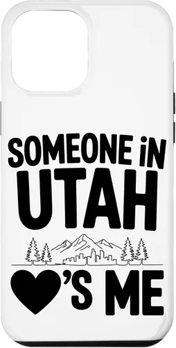 Vista 26 de Someone in Utah Loves Me Long Distance Family Case for iPhone 16