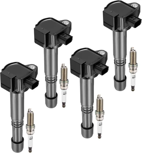 Vista 30 de BDFHYK Paquete de bobinas de encendido UF374 compatible con Honda Civic L4 1.3L 2003-2011 Honda Oem Bobina para 30521PWA003 30521PWAS01 C1408 E404