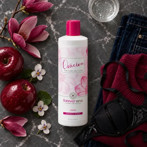 Vista 3 de Ovacion by FOREVER NEW - Detergente líquido para ropa, lavado delicado fino, perfumado, 16 onzas líquidas