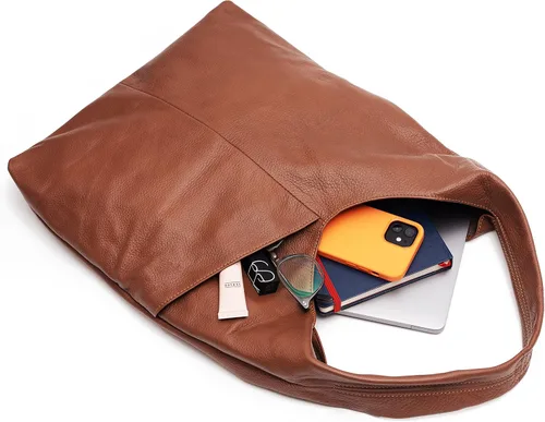 Vista 2 de Komal's Passion Leather Bolso de mano para mujer, bolso para mujer, bolso de compras de viaje, bolso de hombro multiusos