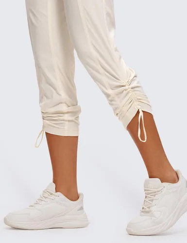 Vista 4 de CRZ YOGA Pantalones casuales 78 para mujer, de 25 pulgadas, ligeros, para entrenamiento, al aire libre, atletismo, pista, viajes, descanso
