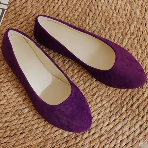 Vista 5 de Zapatos planos para mujer, cómodos, estilo puntiagudo, de Dear Time