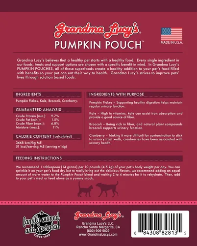 Vista 2 de Bolsa de calabaza para vejiga - 6oz