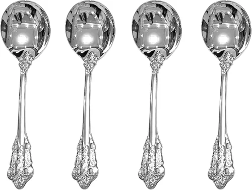 Vista 15 de Cucharón pequeño para salsa SUS304 de acero inoxidable cucharón de servir de plata para salsa, juego de 1 cucharón (plata espejo puro)