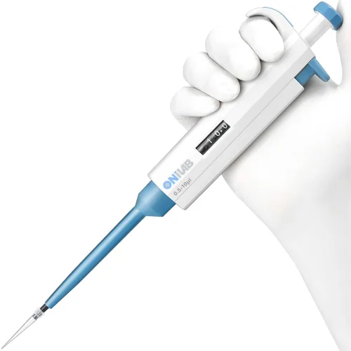 Vista 10 de ONiLAB Micropipeta de laboratorio, pipetas de canal único de volumen ajustable, 0.1-2.5ul