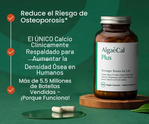Vista 3 de ALGAECAL Plus Bundle - Vitamina D3 completa 4 en 1 y calcio de algas rojas con 16 nutrientes que apoyan los huesos, clínicamente apoyado