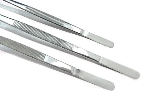 Vista 5 de SE TW2-408, juego de pinzas con puntas serradas, longitudes: 12”, 10”, 8”, 3