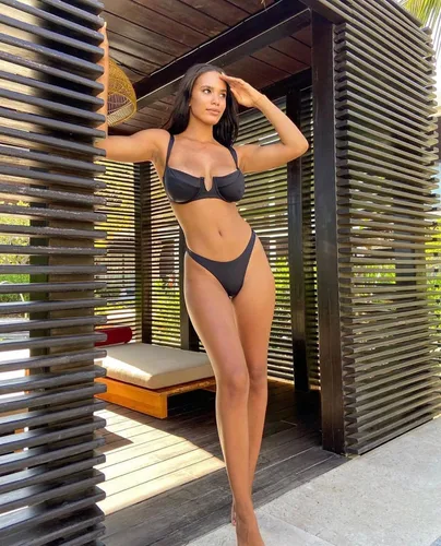 Vista 5 de Narecte Trajes de baño para mujer, conjuntos de bikini sexy triangular para mujer, traje de baño de dos piezas para mujer, bikini brasileño de 2