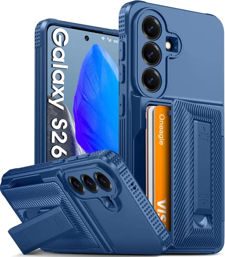 Vista 14 de Oneagle 360 - Soporte magnético giratorio para Samsung Galaxy S25 Edge Funda transparente [compatible con Magsafe], [30X anti-amarillo] Funda