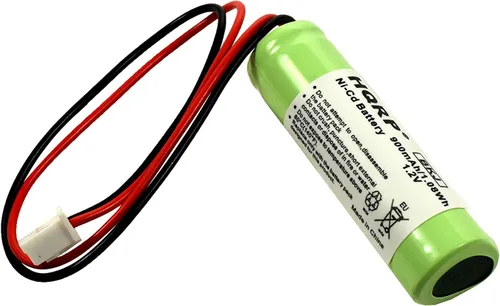 Vista 2 de HQRP Batería de luz de salida de emergencia para Unitech AA900mAh, OSA268 OSI OSA-268, MINBO AA-1000, Lithonia EXR LED EL M6 KR-AA900MAH KRAA900MAH