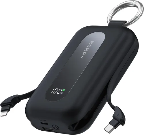 Vista 12 de RORRY CharmGo Portable Charger 20000mAh 30W Power Bank 4 in 1 Battery Pack