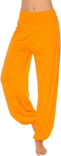 Vista 14 de Pantalones de algodón modal para mujer de AvaCostume, pantalones suaves para practicar yoga o deportes.