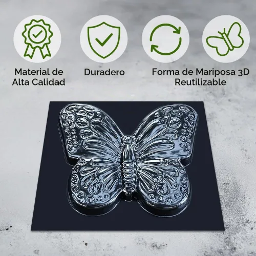 Vista 5 de 3 moldes de piedra de mariposa para escalonar, pavimento de bricolaje - Fundición Pathmaker Garden Pathmate Pavement Prefabricado Hormigón Moldes