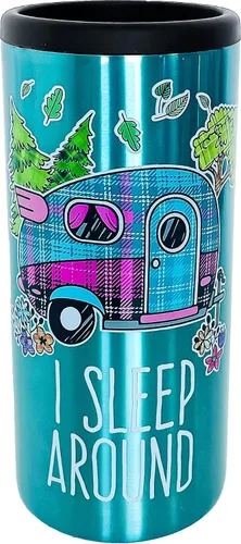 Vista 2 de Spoontiques Betty Boop - Enfriador de latas de acero inoxidable, aislante de doble pared, mantiene las bebidas frías durante más tiempo