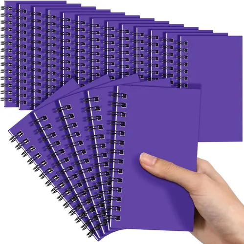 Vista 34 de Jutom 2 cuadernos pequeños en espiral, blocs de notas de 3 x 5 pulgadas, cuadernos de bolsillo pequeños a granel, mini bloc de notas con páginas