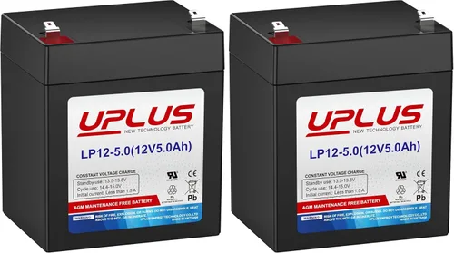 Vista 15 de UPLUS LP12-4.0 12V 4AH batería recargable de la alarma del SLA AGM - terminales F1