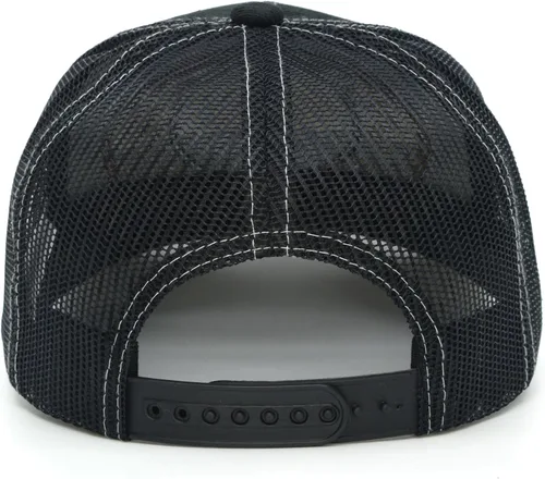 Vista 3 de JLGUSA Gorra de béisbol con bordado de gallo de polla ajustable de malla curvada forma Bill Camo Hat