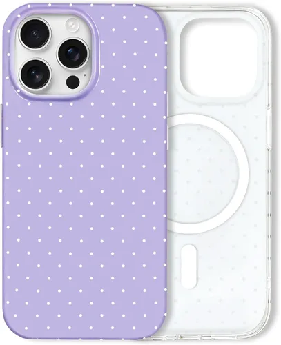 Vista 41 de Hython Funda para iPhone Air, diseño estético de lunares lindos, funda simple de 6.5 pulgadas, delgada, antiarañazos, parachoques de TPU suave, a