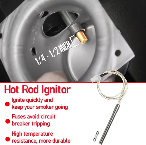 Vista 4 de Kit de ventilador de inducción para Pit Boss Traeger, kit de ventilador de inducción para Pit Boss Traeger, piezas de parrilla de pellets de madera