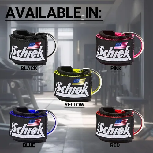 Vista 7 de Schiek Correas de tobillo de neopreno modelo 1700 deportivo Negro