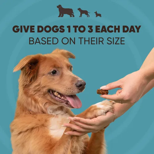 Vista 5 de Avery's Holistic Paws Palitos dentales probióticos para mascotas, golosinas suaves y saludables para perros, masticables sin ocultar, cuidado