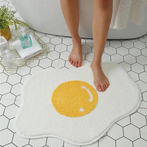 Vista 14 de LEVINIS Tapete de baño con pastillero para dormitorio de niños, tapete antideslizante y lavable para baño, ducha, bañera, dormitorio, 27.5 x 15.5