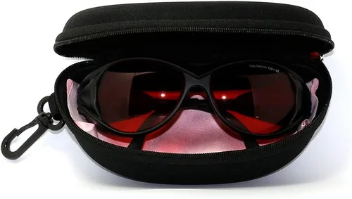Vista 6 de Gafas de protección láser para 190-540nm 405/445/532nm azul violeta verde láser dedicado