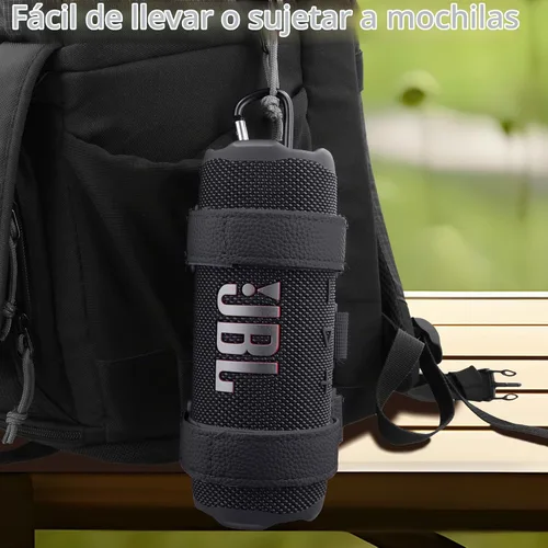 Vista 4 de co2CREA Soporte para altavoz portátil para la mayoría de los altavoces inalámbricos Bluetooth, correa ajustable para altavoces al aire libre