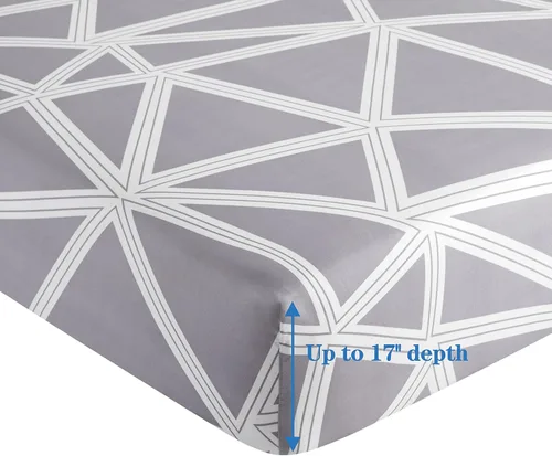 Vista 39 de Marina Decoration Ropa de cama ultra suave y sedosa con bolsillo profundo con estampado rico de rayón derivado de bambú para todas las estaciones