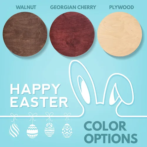 Vista 2 de Etiquetas personalizadas para cesta de Pascua con nombre, conejo de Pascua, cereza, etiquetas de nombre de Pascua personalizadas, regalos de conejo