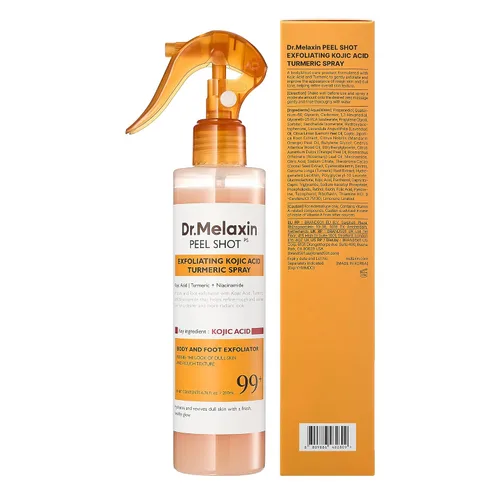 Vista 9 de Dr.Melaxin Cuidado de Queratina Corporal Ácido Kójico Cúrcuma Spray Exfoliante Suave Solución Peeling Cuidado de la Piel Coreano Para Todos Los