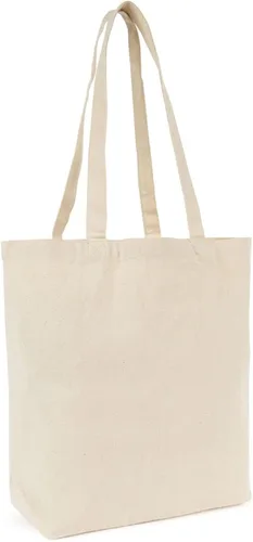 Vista 6 de BAGMASTERS The Original Cotton Tote Bag - Bolsa de lona reutilizable para compras de comestibles, decorable con serigrafía de seda artística