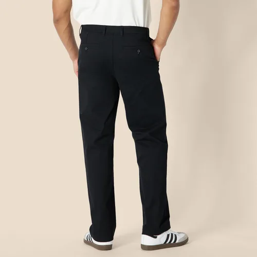 Vista 2 de Amazon Essentials Pantalón chino de algodón de ajuste relajado para hombre