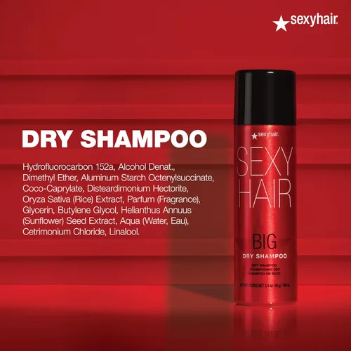 Vista 7 de SexyHair Big Dry Shampoo Elimina aceites e impurezas Proporciona volumen adicional Todo tipo de cabello