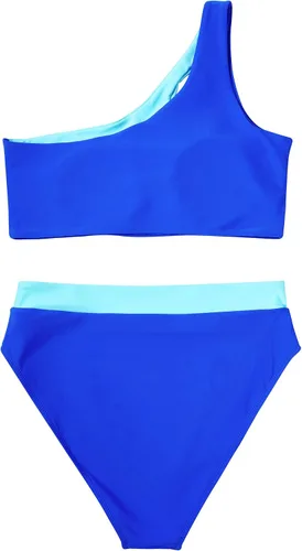 Vista 26 de MOOSLOVER Traje de baño de dos piezas con corte alto y cintura alta para mujer