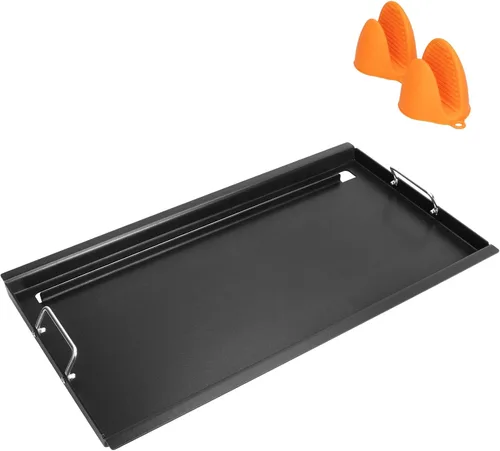 Vista 13 de DELSbbq Plancha de tamaño completo de 17" para parrillas de gas Charbroil