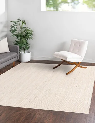 Vista 49 de Unique Loom Alfombra trenzada de la colección de yute - Dhaka (1' 2" x 6' 1", camino de mesa, gris)
