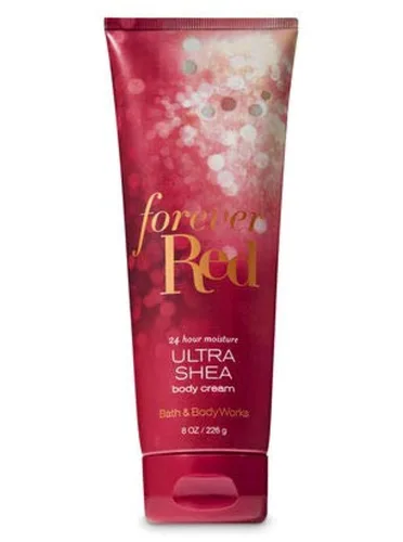 Vista 2 de Crema de cuerpo de lujo "Forever Red" de Bath and Body Works, 8 onzas.