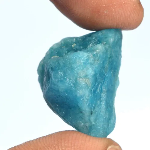 Vista 2 de GEMHUB Aguamarina áspera suelta 26.00 Ct Piedra curativa Aguamarina Azul Cielo Natural, Aguamarina áspera para Joyería, Gema, Brasil - Aguamarina