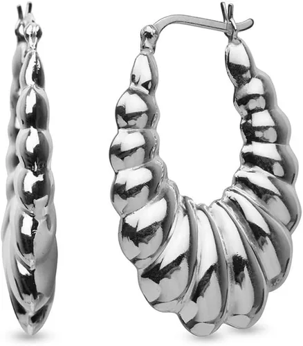 Vista 5 de LeCalla Paquete de aretes de plata de ley Juego antiguo de 2 pares de aros para mujer, Plata de ley