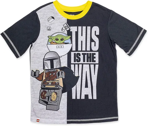 Vista 2 de LEGO Star Wars - Conjunto de pijama de 2 piezas para niños, talla 45 a 1012