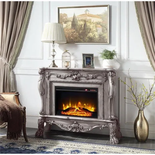 Vista 2 de ACME Chimenea Dresden en blanco hueso vintage