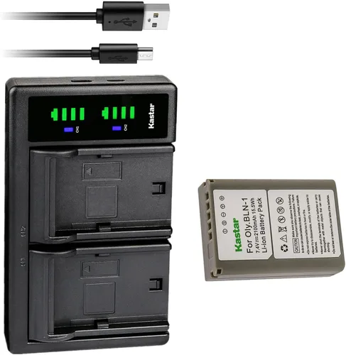 Vista 8 de Kastar Reemplazo del cargador de batería USB BLN-1 LTD2 completamente decodificado para batería Olympus BLN-1 BLN1, cargador BCN-1, M-D E-M1, OM-D
