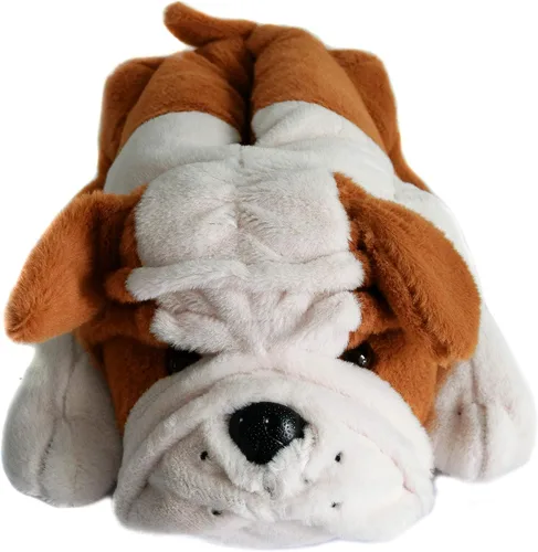 Vista 5 de Onmygogo Pantuflas peludas de invierno para perros de interior para adultos, mujeres, hombres y niños, bulldogs