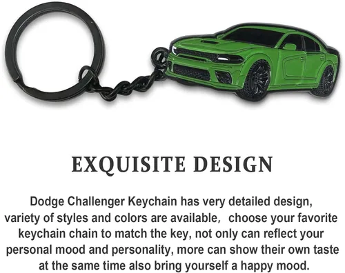 Vista 5 de Llavero para Dodge Challenger, Dakota, Charger, SRT, Avenger, Durango, Caravan, accesorios para Dodge Charger 2015-2022