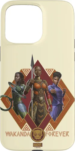 Vista 28 de iPhone 16 Marvel Black Panther: Wakanda Forever Hero Warrior Trio Case