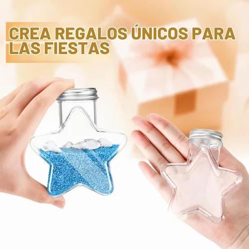 Vista 2 de Yinkin - 30 botellas de arte de arena de estrella de 5.5 onzas a granel