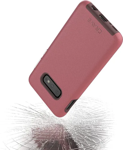 Vista 4 de Crave Dual Guard para Samsung Galaxy S10e Funda, Funda de Doble Capa con Protección a Prueba de Golpes para Samsung Galaxy S10e - Berry